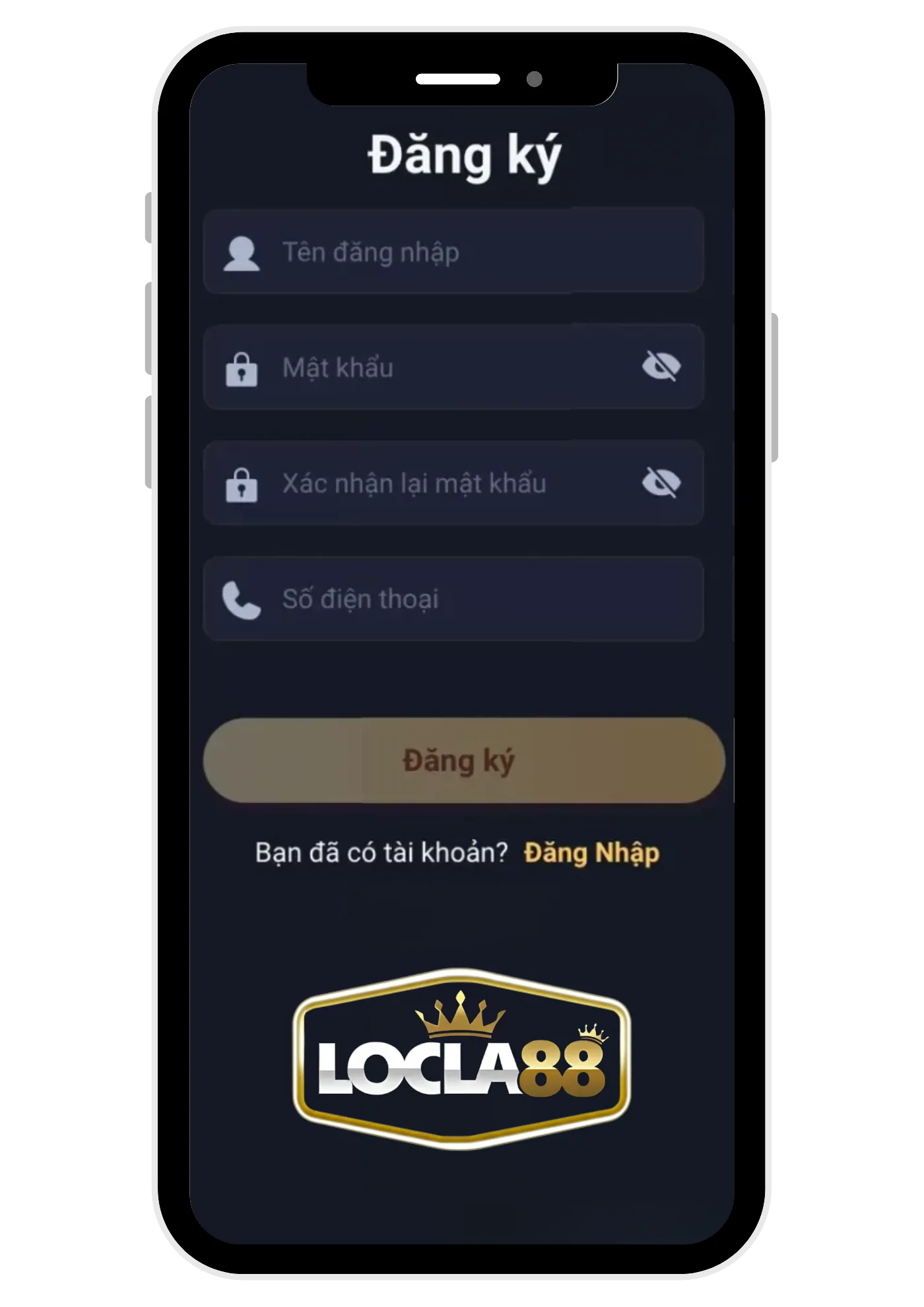 hướng dẫn đăng ký Locla88